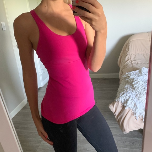 Lululemon Tank Top Racerback Built in Sports Bra - Picture 1 of 4
